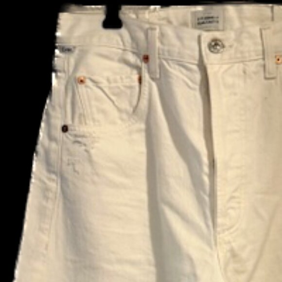 Citizen of Humanity, Premium Vintage, Horseshoe "Barrel"Jeans, white, size 29/8 - Picture 6 of 7